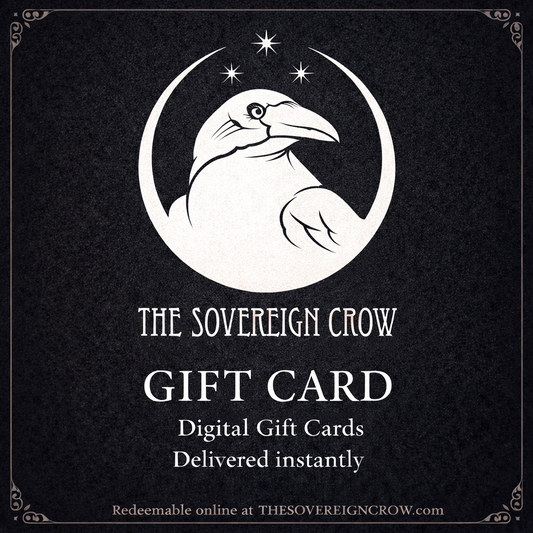 Digital Gift Card | Handmade Artisan Silver Jewelry | The Sovereign Crow