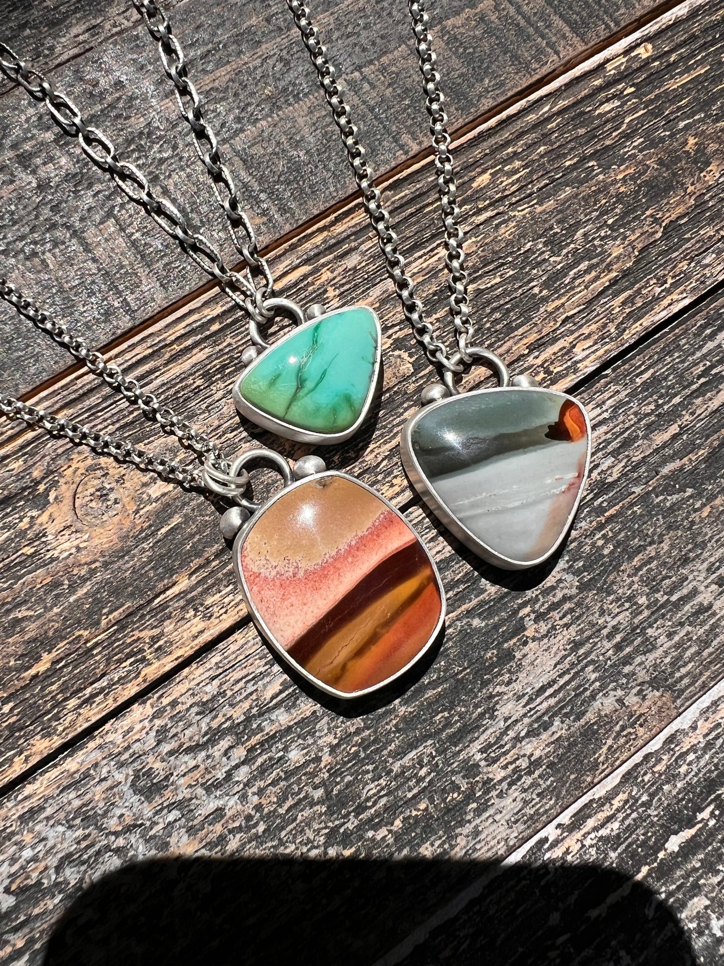 Polychrome jasper necklace